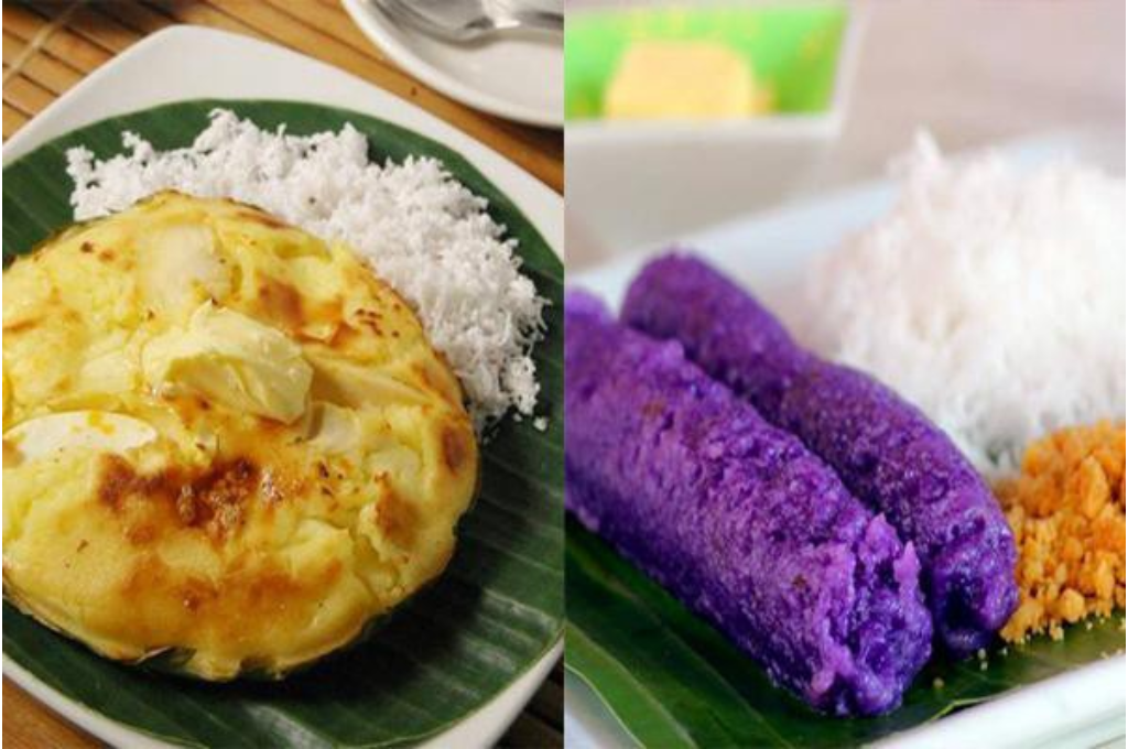  Puto Bumbong và Bibingka tại Clark. 