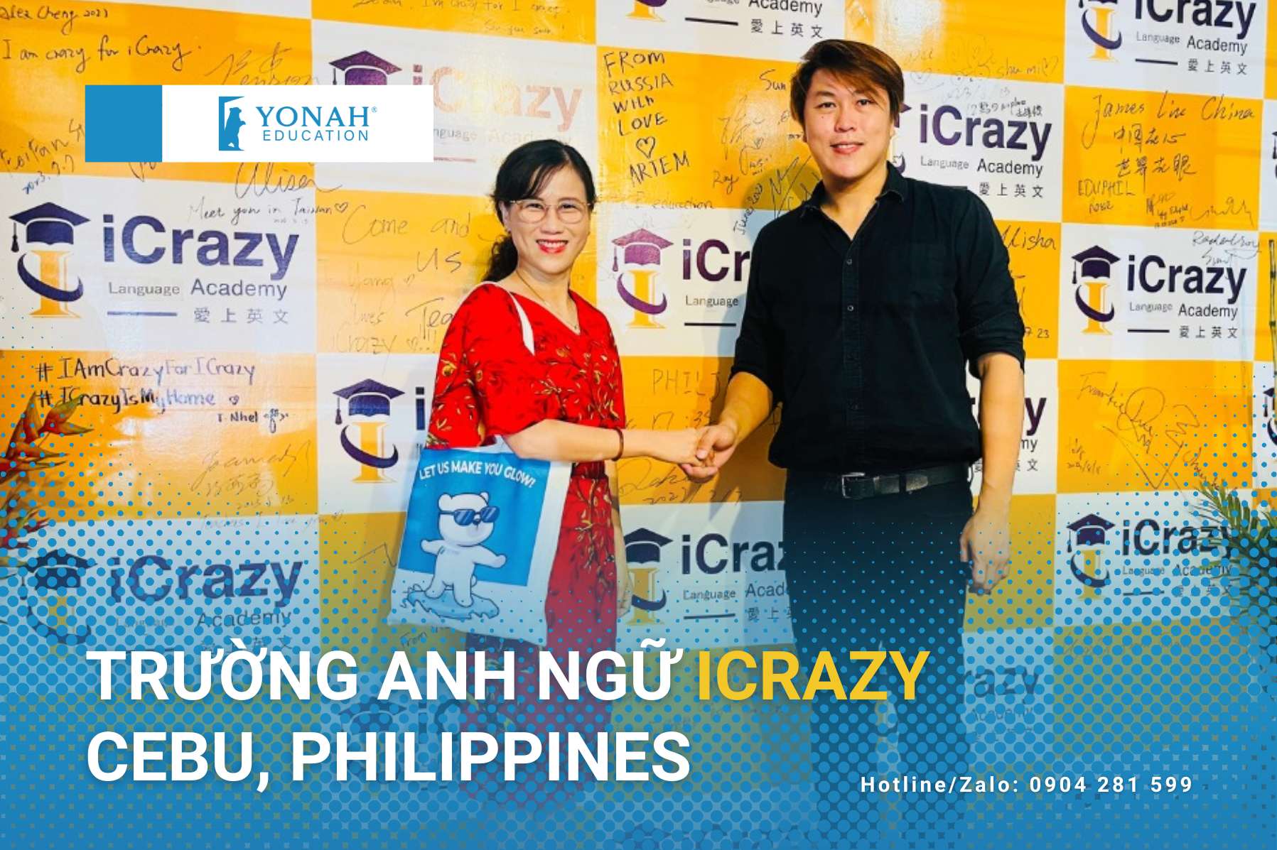 Trường Anh ngữ iCrazy | Du học Philippines Yonah