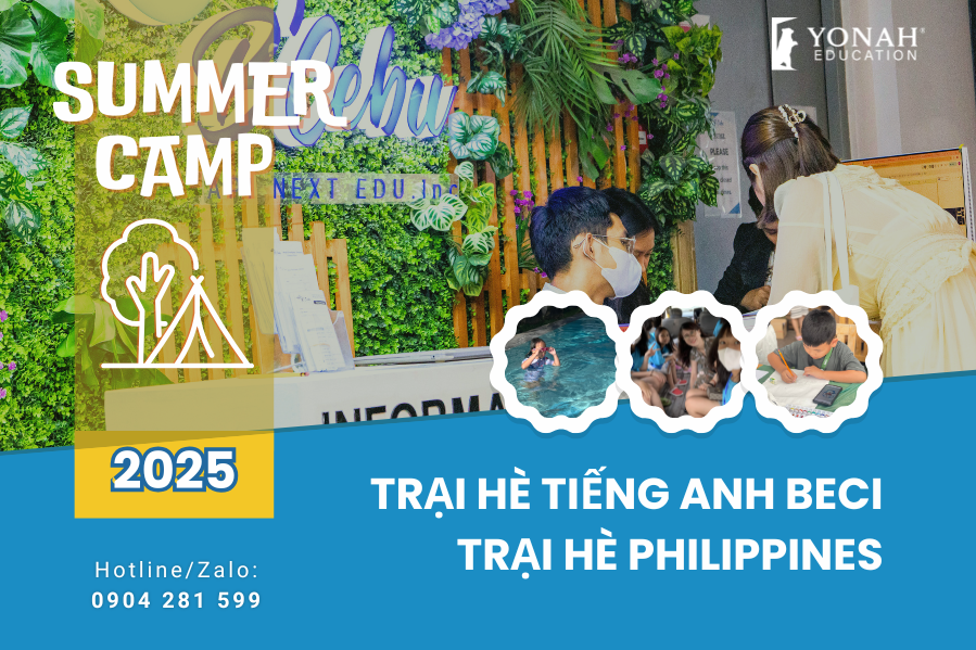Trại hè tiếng Anh BECI, trại hè Philippines 2025 hot nhất