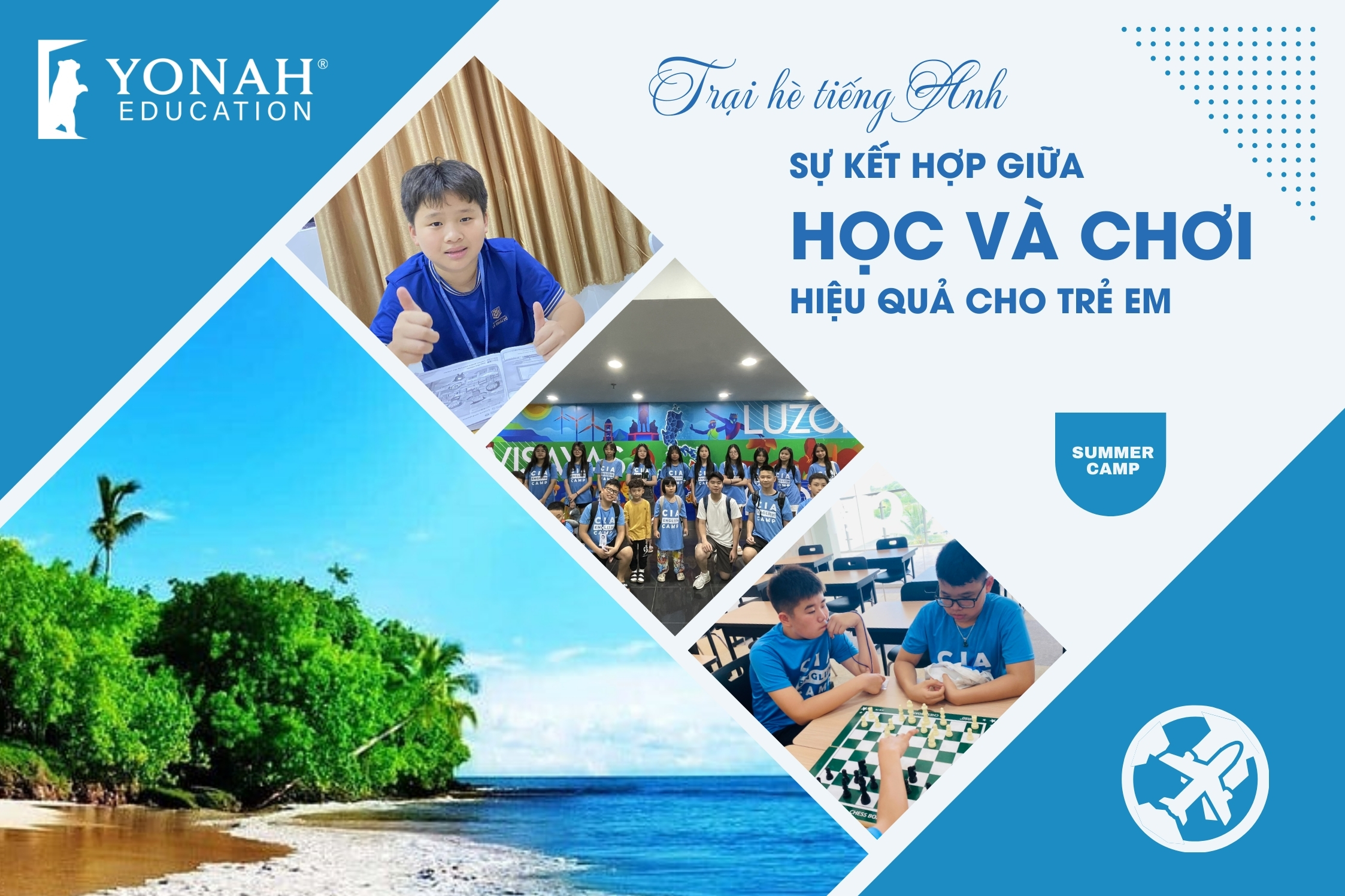 Chương trình trại hè tiếng Anh – Sự kết hợp giữa học và chơi hiệu quả cho trẻ em