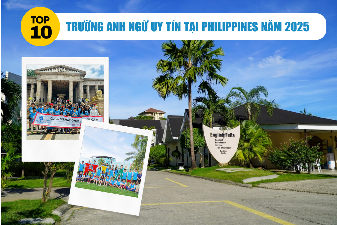 Top 10 trường Anh ngữ uy tín tại Philippines năm 2025