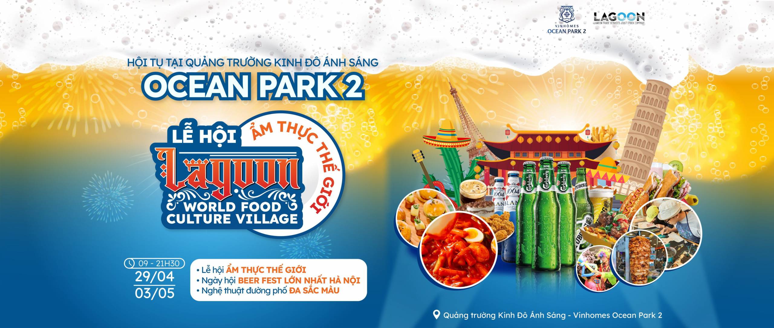 CÓ GÌ TẠI LAGOON WORLD FOOD CULTURE VILLAGE – LỄ HỘI ẨM THỰC QUY MÔ CHƯA TỪNG CÓ TẠI HÀ NỘI ?