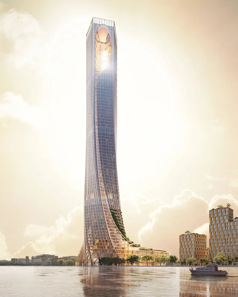 Phối cảnh tháp 69 tầng Đà Nẵng Downtown