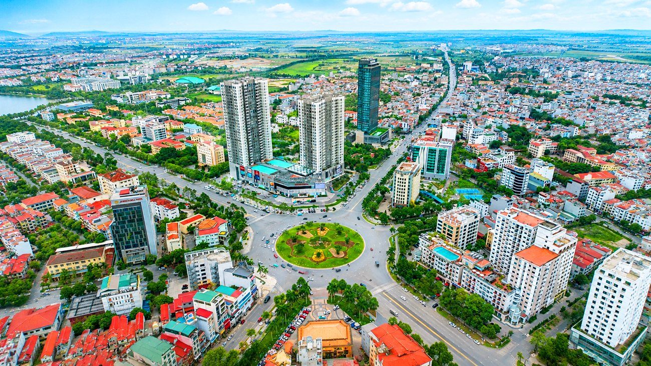 Khu đô thị mới ở Hưng Yên nhìn từ trên cao